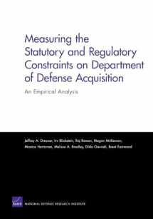 9780833041760-0833041762-Measuring the Statutory and Regulatory Constraints on Department of Defense Acquisition: An Empirical Analysis