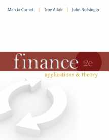 9780077596125-0077596129-Finance: Applications and Theory with Connect Plus
