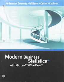 9781337607476-1337607479-Bundle: Modern Business Statistics with Microsoft Office Excel, Loose-Leaf Version, 6th + MindTap Business Statistics with XLSTAT, 1 term (6 months) Printed Access Card