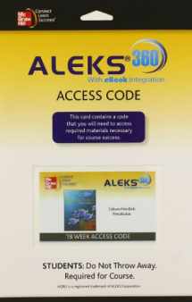 9780077518035-0077518039-ALEKS 360 Access Card 18 Weeks for Coburn Precalculus: Graphs & Models