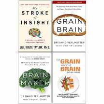 9789123854110-9123854111-My Stroke of Insight, Grain Brain, Brain Maker, No Grain Smarter Brain Body Diet Cookbook 4 Books Collection Set