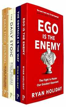 9789123787838-912378783X-Ryan Holiday 4 Books Collection Set (The Daily Stoic Journal [Hardcover], The Daily Stoic, The Obstacle Is The Way, Ego Is The Enemy)