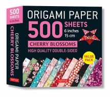 9780804853637-0804853630-Origami Paper 500 sheets Cherry Blossoms 6" (15 cm): Tuttle Origami Paper: Double-Sided Origami Sheets Printed with 12 Different Patterns (Instructions for 6 Projects Included)