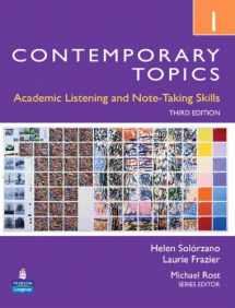 9780132469449-0132469448-Contemporary Topics 1: Academic Listening and Note-Taking Skills (Student Book and Classroom Audio CD) (3rd Edition)