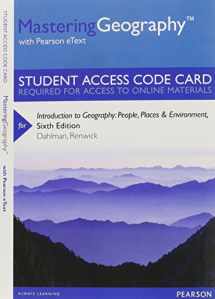 9780321939500-0321939506-Mastering Geography with Pearson eText -- Standalone Access Card -- for Introduction to Geography: People, Places & Environment (6th Edition)