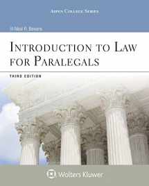 9780735587632-0735587639-Introduction to Law for Paralegals (Aspen College Series)