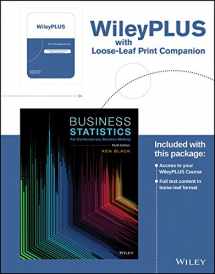 9781119334958-1119334950-Business Statistics: For Contemporary Decision Making, 9th Edition WileyPLUS Registration Card + Loose-leaf Print Companion