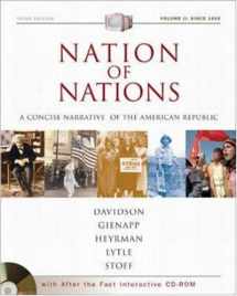 9780072502787-0072502789-Nation of Nations Concise Volume II with After the Fact Interactive USDA; MP: A Concise Narrative History of the American Republic