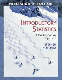9780716757627-0716757621-Introductory Statistics (Preliminary Edition): A Problem-Solving Approach