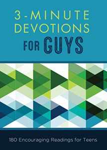 9781630588571-1630588571-3-Minute Devotions for Guys: 180 Encouraging Readings for Teens