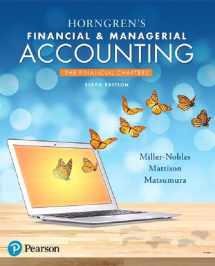 9780134486840-0134486846-Horngren's Financial & Managerial Accounting: The Financial Chapters