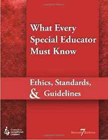 9780865865044-0865865043-What Every Special Educator Must Know : Professional Ethics & Standards
