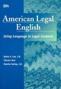 9780472085866-0472085867-American Legal English: Using Language in Legal Contexts (Michigan Series In English For Academic & Professional Purposes)