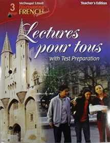 9780618661206-0618661204-Discovering French Nouveau: Lectures pour tous Teacher's Edition Level 3