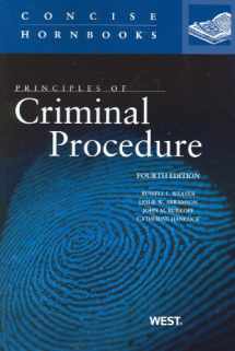 9780314276667-0314276661-Principles of Criminal Procedure (Concise Hornbook Series)