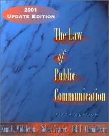 9780321087577-0321087577-The Law of Public Communication (2001 Update Edition)