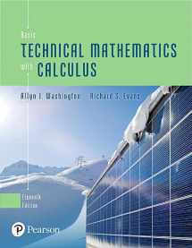 9780134764733-0134764730-MyLab Math Standalone Access Card to accompany Washington/Evans, Basic Technical Mathematics with Calculus, 11/e