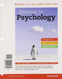 9780205905928-0205905927-Statistics for Psychology, Books a la Carte Edition