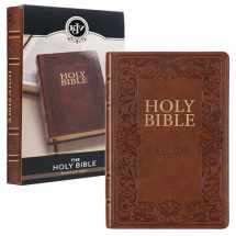 9781432132651-1432132652-KJV Holy Bible, Standard Size Faux Leather Red Letter Edition Thumb Index & Ribbon Marker, King James Version, Medium Brown