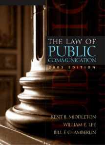 9780205371921-0205371922-The Law of Public Communication (2003 Edition)