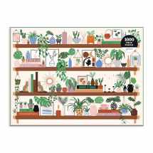 9780735366541-0735366543-Galison Plant Shelfie 1000 Piece Puzzle from Galison - Featuring Beautiful Illustrations of Houseplants, Books and Knickknacks, 27" x 20", Fun & Challenging, for The Botanical Lover in Your Life