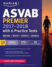 9781506203157-1506203159-ASVAB Premier 2017-2018 with 6 Practice Tests: Online + Book + Videos (Kaplan Test Prep)