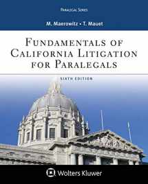9781454873488-1454873485-Fundamentals of California Litigation for Paralegals