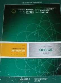 9780077298388-0077298381-Selected Materials From Microsoft Office 2007: Sierra College CIS 50 (The Professional Approach Series, 2)