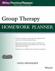 9781119230656-1119230659-Group Therapy Homework Planner (Wiley Practiceplanners)