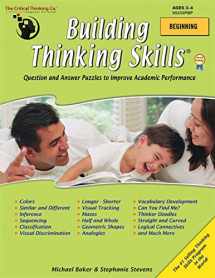 9780894559112-0894559117-Building Thinking Skills Beginning 1 Workbook, Question & Answer Puzzles to Improve Academic Performance (Ages 3-4)