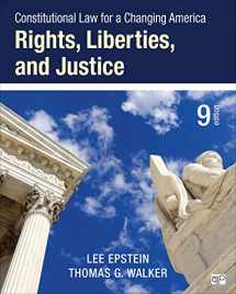 9781483384016-1483384012-Constitutional Law for a Changing America: Rights, Liberties, and Justice