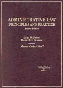 9780314263377-0314263373-Administrative Law: Principles and Practice (American Casebook Series)