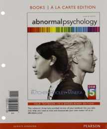 9780205965021-0205965024-Abnormal Psychology, Books A La Carte Edition (16th Edition)