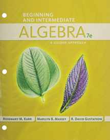 9781305138483-1305138481-Bundle: Beginning and Intermediate Algebra: A Guided Approach, 7th + WebAssign Printed Access Card for Karr/Massey/Gustafson's Beginning and ... A Guided Approach, 7th Edition, Single-Term