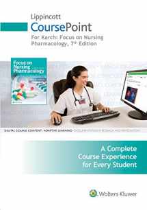9781496352668-1496352661-Lippincott CoursePoint for Karch: Focus on Nursing Pharmacology