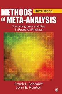 9781452286891-1452286892-Methods of Meta-Analysis: Correcting Error and Bias in Research Findings