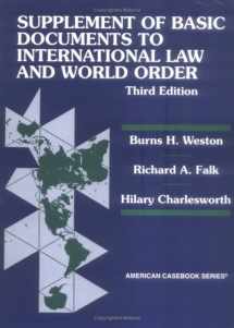 9780314228093-0314228098-Supplement of Basic Documents to International Law and World Order, Third Edition (American Casebook Series)
