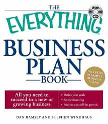 9781598698220-1598698222-The Everything Business Plan Book with CD: All you need to succeed in a new or growing business (Everything® Series)