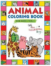 9781910677421-1910677426-Animal Coloring Book for Kids with The Learning Bugs Vol.1: Fun Children's Coloring Book for Toddlers & Kids Ages 3-8 with 50 Pages to Color & Learn the Animals & Fun Facts About Them