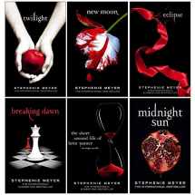 9789124019280-9124019283-Twilight Series Stephenie Meyer 6 Books Collection Set (Twilight, New Moon, Eclipse, Breaking Dawn, The Short Second Life Of Bree Tanner, Midnight Sun)