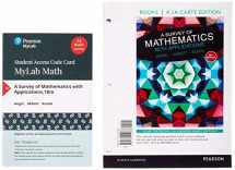 9780136208440-0136208444-A Survey of Mathematics with Applications, Loose-Leaf Edition Plus MyLab Math with Pearson eText -- 24 Month Access Card Package
