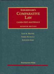 9781587785917-1587785919-Schlesinger's Comparative Law: Cases, Text, Materials, 7th Edition (University Casebooks)