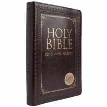 9781432105495-1432105493-KJV Holy Bible, Thinline Large Print Faux Leather Red Letter Edition Thumb Index & Ribbon Marker, King James Version, Dark Brown