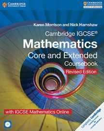 9781316629703-1316629708-Cambridge IGCSE® Mathematics Core and Extended Coursebook with CD-ROM and IGCSE Mathematics Online Revised Edition (Cambridge International IGCSE)