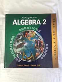 9780395978900-0395978904-McDougal Littell Algebra 2, Teacher's Edition