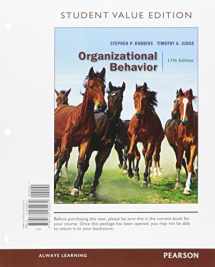 9780134182070-0134182073-Organizational Behavior, Student Value Edition (17th Edition)