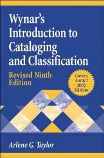 9781591582137-159158213X-Wynar's Introduction to Cataloging and Classification