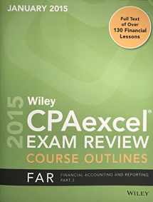 9781119082736-1119082730-2015 Wiley CPAexcel Exam Review Course Outlines FAR Financial Accounting and Reporting Part 2