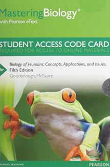 9780321886620-0321886623-Masteringbiology with Pearson Etext -- Standalone Access Card -- For Biology of Humans: Concepts, Applications, and Issues