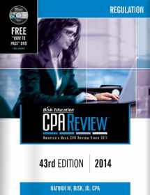 9780881280968-0881280968-Bisk CPA Review: Regulation, 43rd Edition, 2014 (Comprehensive CPA Exam Review Regulation) (Bisk Comprehensive CPA Review) (Cpa Comprehensive Exam Review. Regulation)